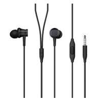 Xiaomi XIAOMI IN EAR fülhallgató SZTEREO (3.5mm jack, mikrofon, felvevő gomb) FEKETEZBW4354TY