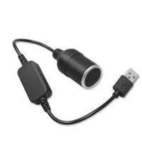 A15163-1 USB-port 12V autós szivargyújtó aljzathoz, átalakító adapter kábel