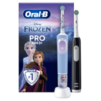 Oral-B Oral-B Family Edition Pro Series 1 Black + Pro Kids 3+ Frozen elektromos fogkefe (10PO010420)