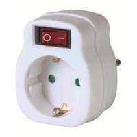 Home Home hálózati aljzat, kapcsolós (NVK 1/WH)