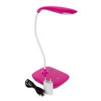  LED flexibilis asztali lámpa 14-es pink (HN6037)