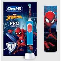 Oral-B Oral-B D103 Vitality Pro Kids 3+ elektromos gyerek fogkefe, Spiderman + útitok (10PO010413)