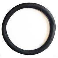 Bőrhatású szellőző kormányvédő fekete KV-HB23518BK