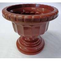  Görög váza, 30 cm, barna műanyag (286)