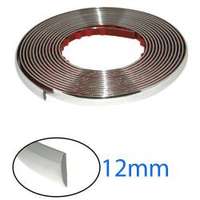 15m hosszú 12mm széles króm díszcsík KCS-A-12