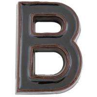  SB kerámia házszám B betű barna 12cm (3970032)