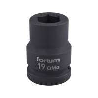 Fortum Fortum gépi (impakt) dugófej 3/4", 19mm, L 52 mm, feketített (4703019)