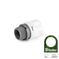 Bradas Bradas White Line gyorscsatlakozó 3/4", külső menetes (WL-2121)