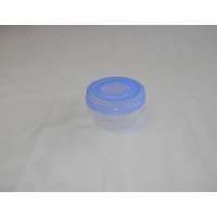 Hengeres, műanyag tárolódoboz 400 ml vegyes színben (3032)