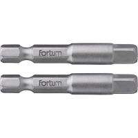 Fortum Fortum adapter klt. 2 db, dugókulcsok gépi befogásához; S2 acél, 1/4", 50 mm (4741523)
