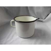 EMA-LION Bonyhádi Zománcáru Bonyhádi Univerzális csőrös tejforraló, 14 cm