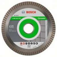 Bosch Bosch Best for Ceramic extraclean Turbo gyémánt darabolótárcsa Kerámia , 125-22,23 (2608602479)