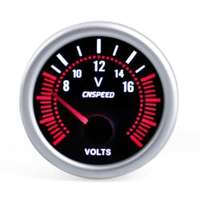 Feszültségmérő fekete számlappal (84061)