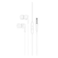 HOCO HOCO M124 fülhallgató SZTEREO (3.5mm jack, mikrofon, felvevő gomb) FEHÉRM124_WHITE