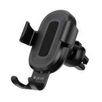 Devia Devia GRAVITY autós tartó (szellőzőre, gravitációs, 360°, 10W, wireless, 4-6.5" méret) FEKETEST32990
