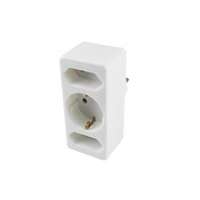 Home Home elosztó, 2 euro+1 védőér (NV 131/WH)