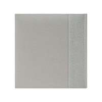 Kenro Kenro Kington fotóalbum, memo, 200db 10x15, faerezet minta, PHOTOGRAPH dombornyomott felirat, szürke