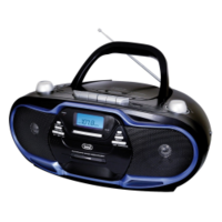 Trevi Trevi CMP 574 USB hordozható Boombox Sztereó CD, USB és kazettás lejátszó, 20W (15159)