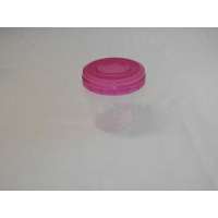 Hengeres, műanyag tárolódoboz 750 ml vegyes színben (3034)