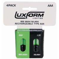 Luxform Lighting Luxform tölthető elem 800 Mah NimH AAA, 4 db/csomag (9954)