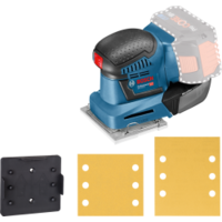 Bosch Bosch GSS 18V-10 akkus rezgőcsiszoló, tartozékkészlettel, akkumulátor nélkül (06019D0200)