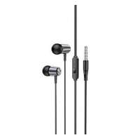 HOCO HOCO M108 fülhallgató SZTEREO (3.5mm jack, mikrofon, felvevő gomb) SÖTÉTSZÜRKEM108_GREY