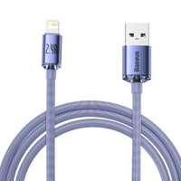 Baseus Baseus Crystal Shine Series Fast Charging Data Cable USB-A apa 2.0 ? Lightning apa adat és töltőkábe