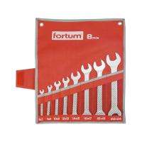 Fortum Fortum villás kulcs klt. 8db 6-24mm, 61CrV5, mattkróm; 6×7, 8×9, 10×11, 12×13, 14×15, 16×17, 18×19,