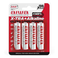 Aiwa Aiwa AB-AAALR03/4 X-TRA + Alkáli elem AAA (LR03) 4db