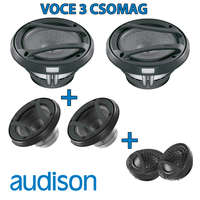 Audison Audison Voce 3 csomag AV 1.1 + 3.0 + 6.5 hangszórópárak csomagban
