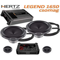 Hertz Hertz Legend 1650 csomag ML Power 4, 4/3/2 csatornás erősítő és Mille Legend MLK 1650.3 hangszórókészlet