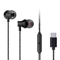 Aiwa Aiwa ESTM-50USB-C/BK Prémium hangminőségű fülhallgató USB-C csatlakozással, Hyperbass mély