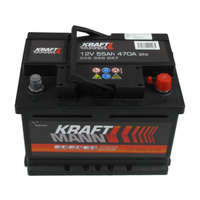 Kraftmann Kraftmann 12V 55ah 470A jobb+ autó akkumulátor (VARTA GYÁRTÁS)