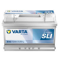 Varta Varta Dynamic SLI 12V 72Ah 680A Jobb+ autó akkumulátor (E43)-572409