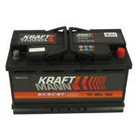 Kraftmann Kraftmann 12V 80ah 740A jobb+ autó akkumulátor (VARTA GYÁRTÁS)