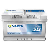 Varta Varta Dynamic SLI 12V 80Ah 740A Jobb+ autó akkumulátor (F16)-580400