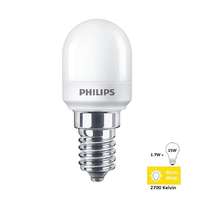 Philips Philips Special E14 T25 1,7W (15W) 2700K meleg fehér 240° LED (#hűtőgép izzó)