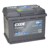 Exide EXIDE Premium 12V 64Ah 640A jobb+ autó akkumulátor