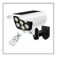  Napelemes mozgásérzékelős LED lámpa és álkamera távirányítóval QG-T08