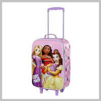  Disney Hercegnők gurulós bőrönd 3D lila ZT06552