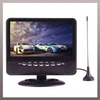  7.5" inch hordozható LCD analóg TV, SD kártya és USB bemenettel NS-701
