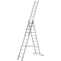Anro Univerzális háromrészes alumínium létra 3x11 fokos, 663 cm magas