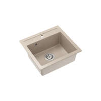 Quadron Quadron JOHNNY 110, 500 x 470 mm river sand bézs színű gránit mosogatótálca