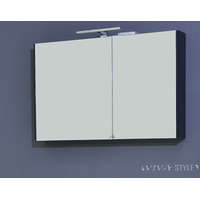 TMP TMP SHARP 105 - ANTRACIT - Tükrös fürdőszobai szekrény - 100 cm