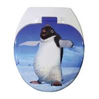 Panitalia Családi, kombinált gyerek-felnőtt WC ülőke (Lecsapódásgátlós) Pingvines