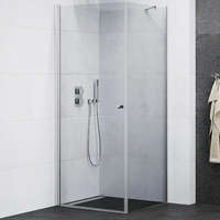 Homedepo Mexen Pretoria 70X70/80X80/90X90/100X100 cm szögletes nyílóajtós zuhanykabin 6 mm vízlepergető biztonsági üveggel, 190 cm magas