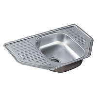 Artenova Artenova AEK-770 csepptálcás sarok rozsdamentes acél mosogatótálca 770x480 mm
