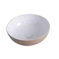 Arezzo Design Toledo mosdótál 39,5 cm, beige/fehér