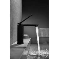 Arezzo Design Arezzo Design Rockfield fekete álló egykaros kerámiabetétes mosdó csaptelep