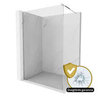 Homedepo Arlo Walk-In Nano 100x200 cm, univerzális króm zuhanyfal 8 mm vastag vízlepergető biztonsági üveggel